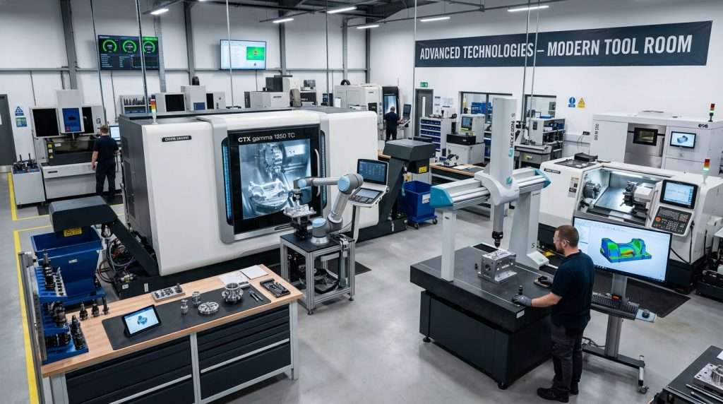  Most Advanced Technologies Used in Modern Tool Room
