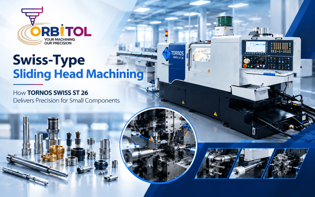 Swiss-Type Sliding Head CNC Machining: How TORNOS SWISS ST 26 Delivers Precision for Small Components
