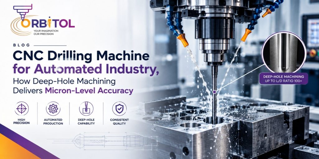CNC Gun Drilling Machine for Automated Industry, How Deep-Hole Machining Delivers Micron-Level Accuracy